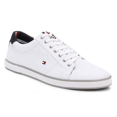 tommy hilfiger white men's trainers